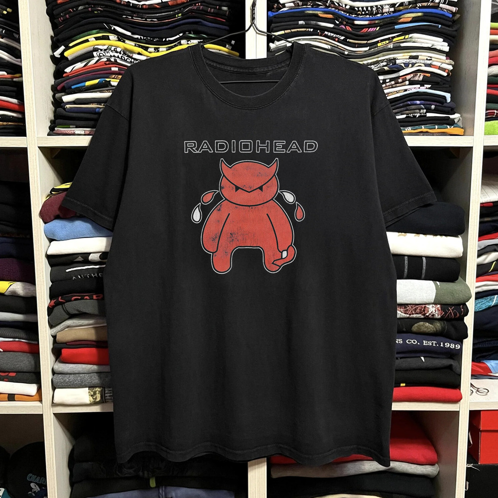 Rare Radiohead Devil , Black tee